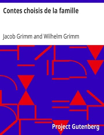 Contes choisis de la famille de Jacob Grimm, couverture du livre