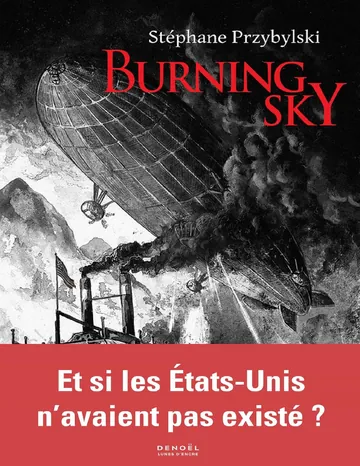 Burning Sky de Stéphane Przybylski, couverture du livre