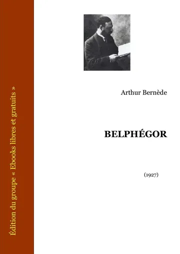 Belphégor d’Arthur Bernède, couverture du livre
