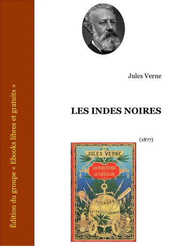 Les Indes Noires de Jules Verne, couverture du livre