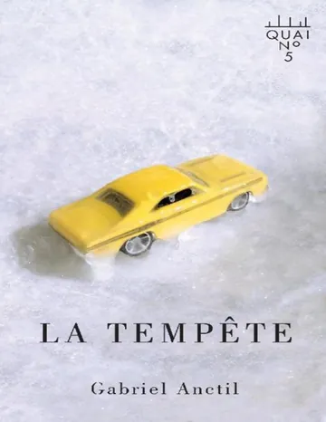 La tempête de Gabriel Anctil, couverture du livre