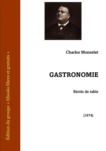 Gastronomie de Charles Monselet, couverture du livre