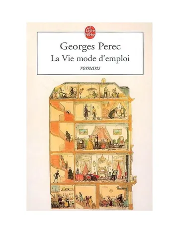 La Vie mode d'emploi de Georges Perec, couverture du livre