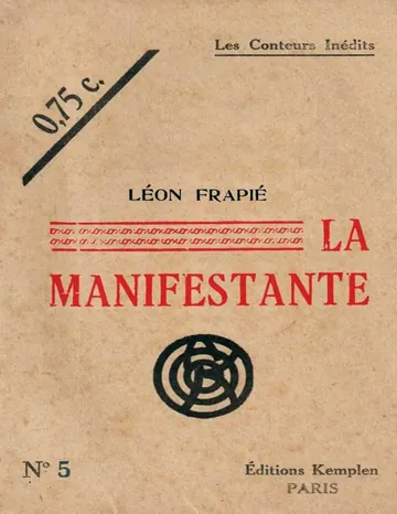La Manifestante de Léon Frapié, couverture du livre