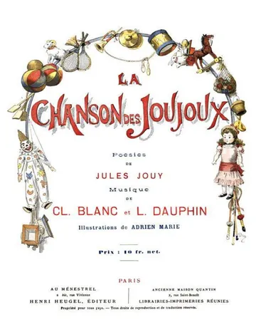 La chanson des joujoux de Jules Jouy, couverture du livre