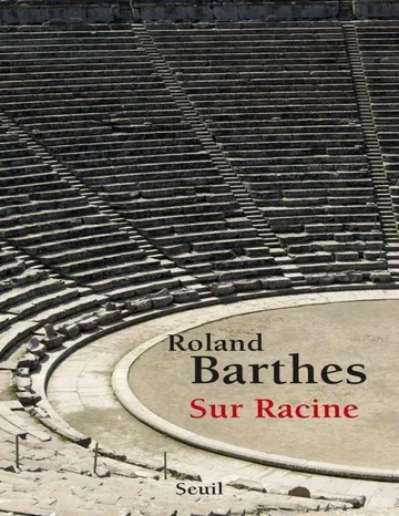 Sur Racine de Roland Barthes, couverture du livre