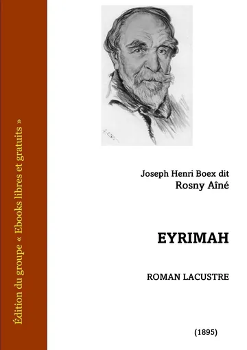 Eyrimah de Joseph Henri Boex dit Rosny Aîné, couverture du livre