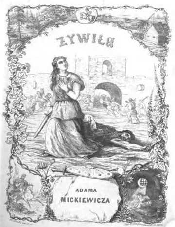 Żywila: Powiastka z Dziejów Litewskich d’Adam Mickiewicz, couverture du livre