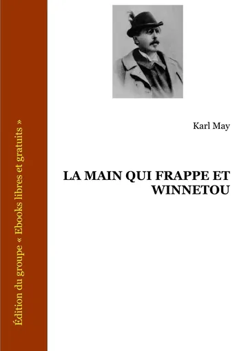 La Main qui frappe et Winnetou de Karl May, couverture du livre