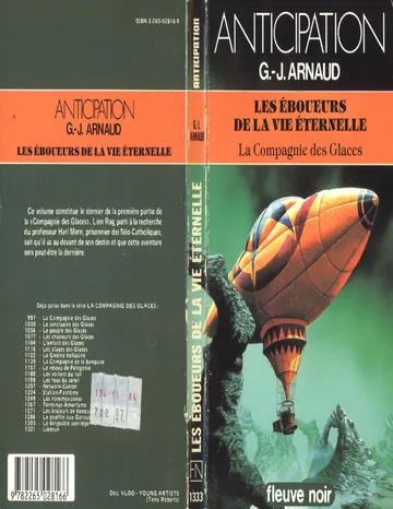 Les éboueurs de la vie éternelle d’ARNAUD G-J, couverture du livre