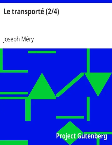 Le transporté (2/4) de Joseph Méry, couverture du livre