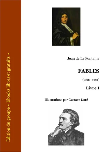 Fables illustrées Livre I de Jean de La Fontaine - Gustave Doré, couverture du livre