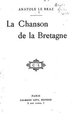 La chanson de la Bretagne d’Anatole Le Braz, couverture du livre