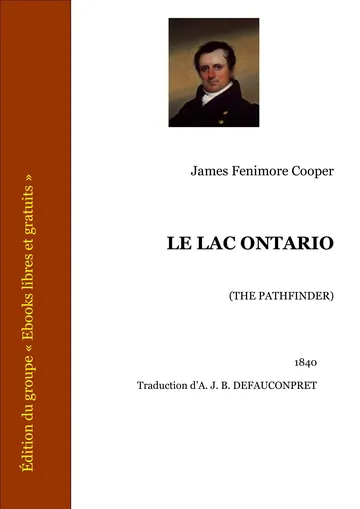 Le Lac Ontario de James Fenimore Cooper, couverture du livre