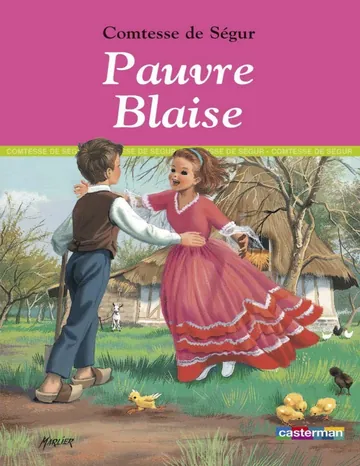 Pauvre Blaise de Comtesse Sophie De Ségur, couverture du livre