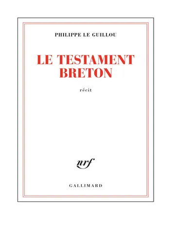 Le testament breton de Philippe le Guillou, couverture du livre