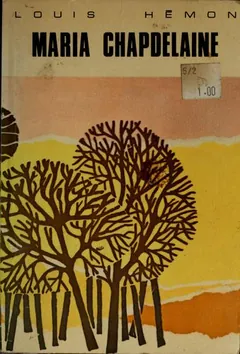 Maria Chapdelaine de Louis Hémon, couverture du livre