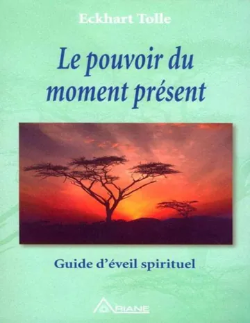 Le pouvoir du moment présent d’Eckart Tolle, couverture du livre