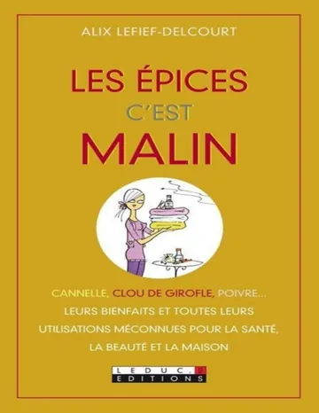 Les épices, c'est malin d’Alix Lefief-Delcourt, couverture du livre