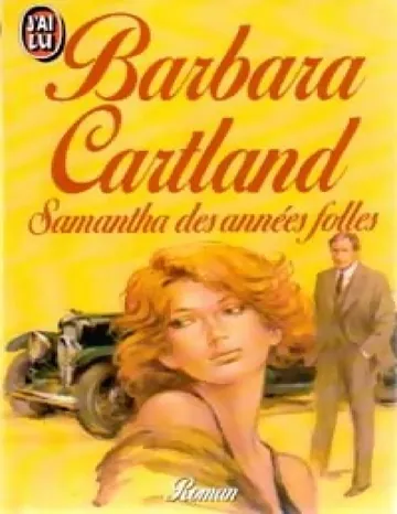 Samantha des années folles de Barbara Cartland, couverture du livre