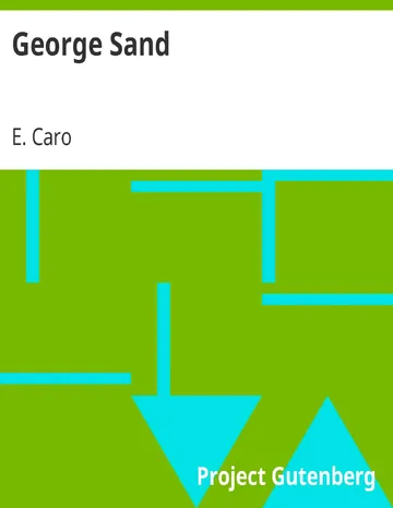 George Sand d’E. Caro, couverture du livre