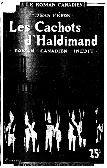Les cachots d’Haldimand de Jean Féron, couverture du livre
