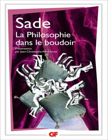 La Philosophie dans le boudoir de Donatien Alphonse François Sade, couverture du livre