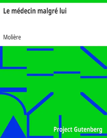 Le médecin malgré lui de Molière, couverture du livre