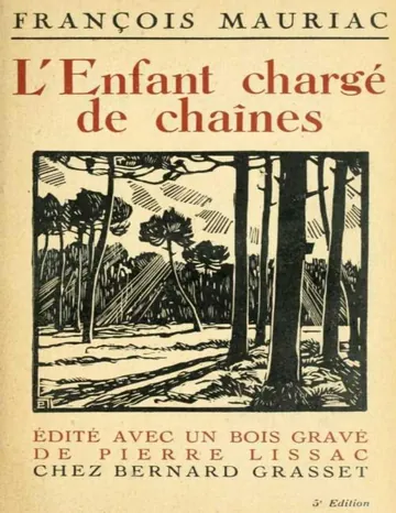 L'enfant chargé de chaînes de François Mauriac, couverture du livre