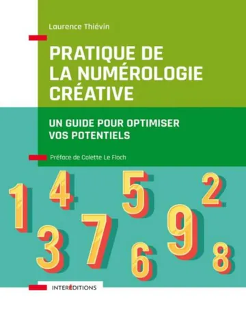 Pratique de la numérologie créative de Laurence Thiévin, couverture du livre