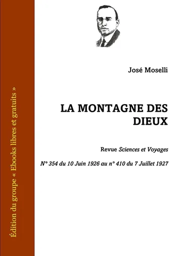 La Montagne Des Dieux de José Moselli, couverture du livre