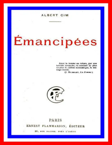 Émancipées d’Albert Cim, couverture du livre