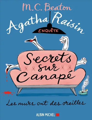 Secrets sur canapé T26 de M. C. Beaton, couverture du livre