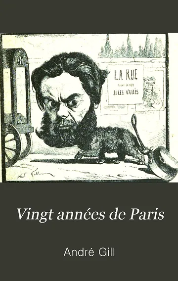 Vingt années de Paris d’André Gill, couverture du livre