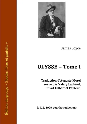 Ulysse - Tome I de James Joyce, couverture du livre