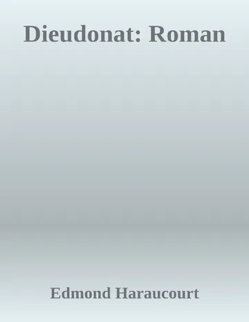 Dieudonat: Roman d’Edmond Haraucourt, couverture du livre