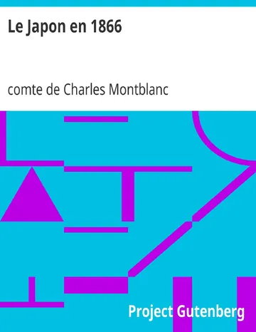 Le Japon en 1866 de comte de Charles Montblanc, couverture du livre