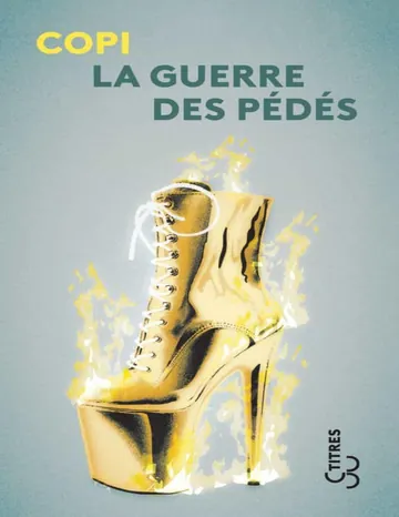 La guerre des pédés de Copi, couverture du livre