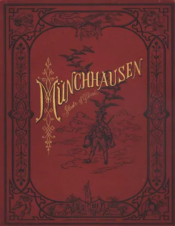 Aventures de Baron de Münchausen de Gottfried August Bürger, couverture du livre
