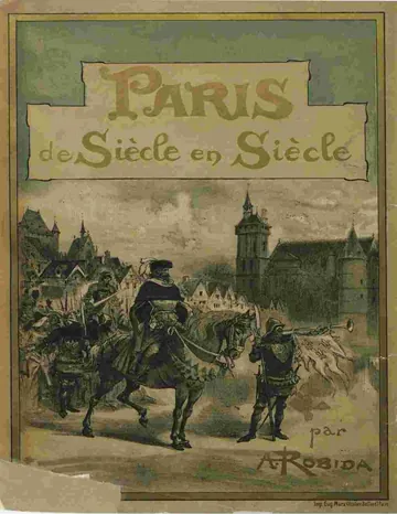 Paris de siècle en siècle d’Albert Robida, couverture du livre