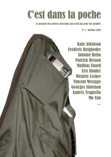 C'ets dans la poche n°1 - Octobre 2010 de Pierre Maury, couverture du livre