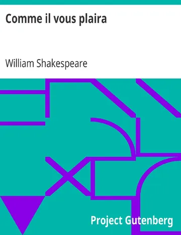 Comme il vous plaira de William Shakespeare, couverture du livre