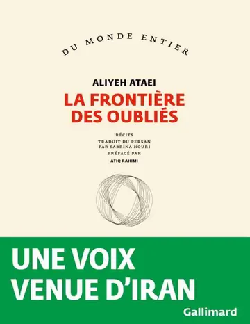 La frontière des oubliés d’Aliyeh Ataei, couverture du livre