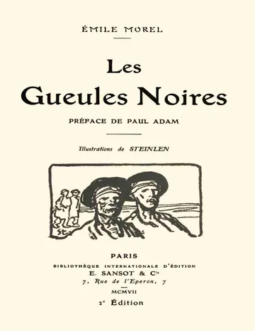 Les Gueules Noires d’Emile Morel, couverture du livre