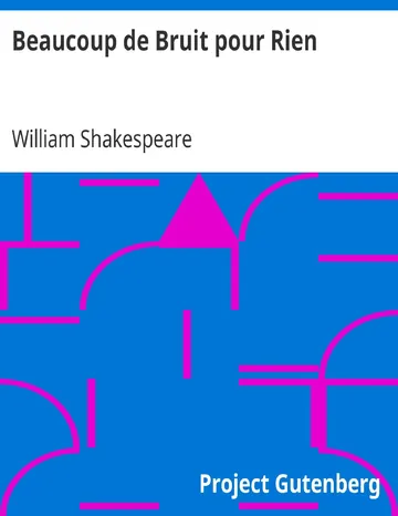 Beaucoup de Bruit pour Rien de William Shakespeare, couverture du livre