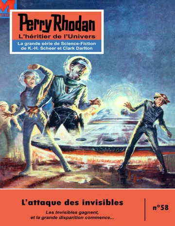 L’attaque des invisibles de K.-H Scheer, couverture du livre