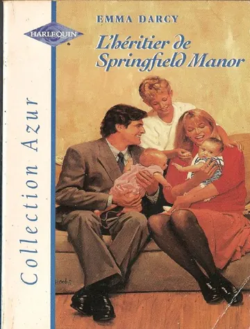 L'héritier de Springfield Manor de Darcy Emma, couverture du livre
