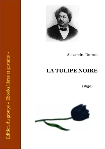 La Tulipe Noire d’Alexandre Dumas, couverture du livre