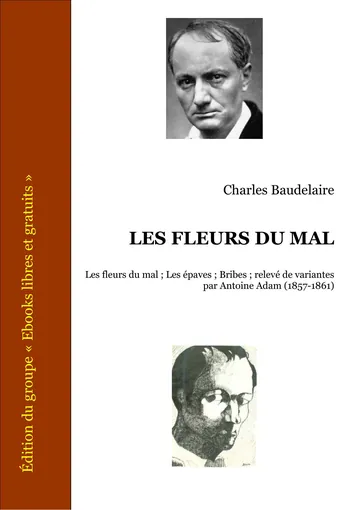 Les Fleurs Du Mal de Charles Baudelaire, couverture du livre