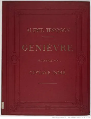 Genièvre de Baron Alfred Tennyson Tennyson, couverture du livre